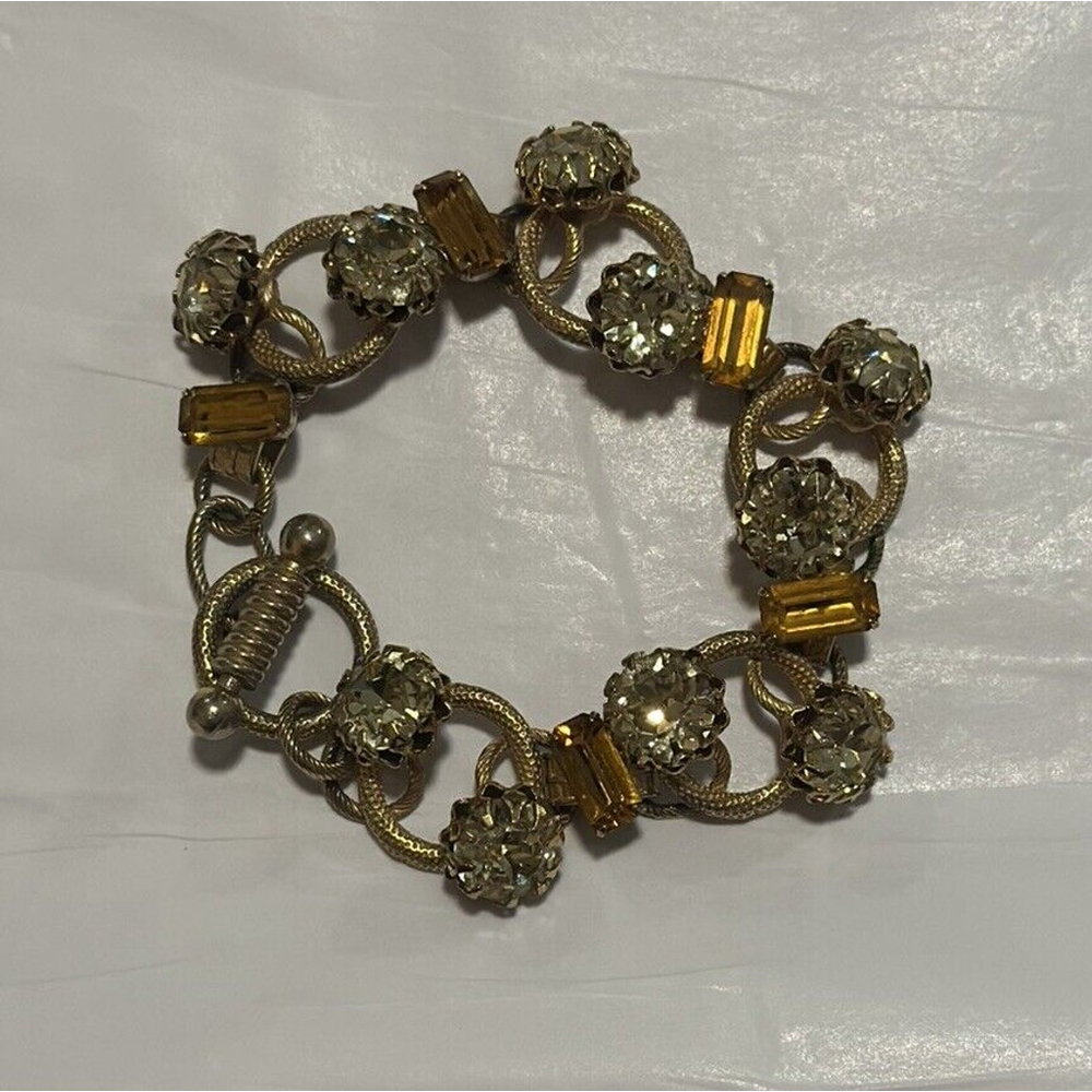 Vintage 1960s Henkel & Grosse for Christian Dior Toggle Bracelet - Picture 8 of 12
